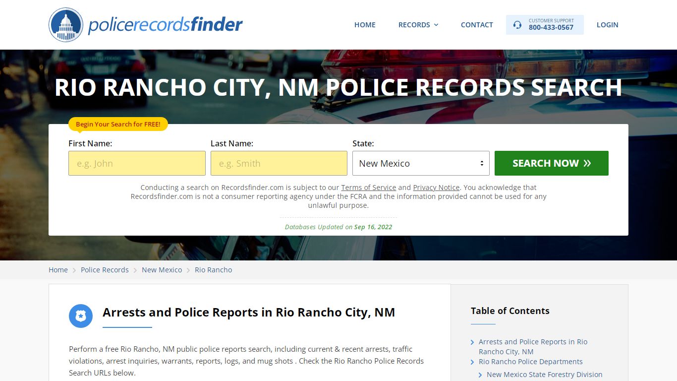 Rio Rancho, Sandoval County, NM Police Reports & Police Department Records