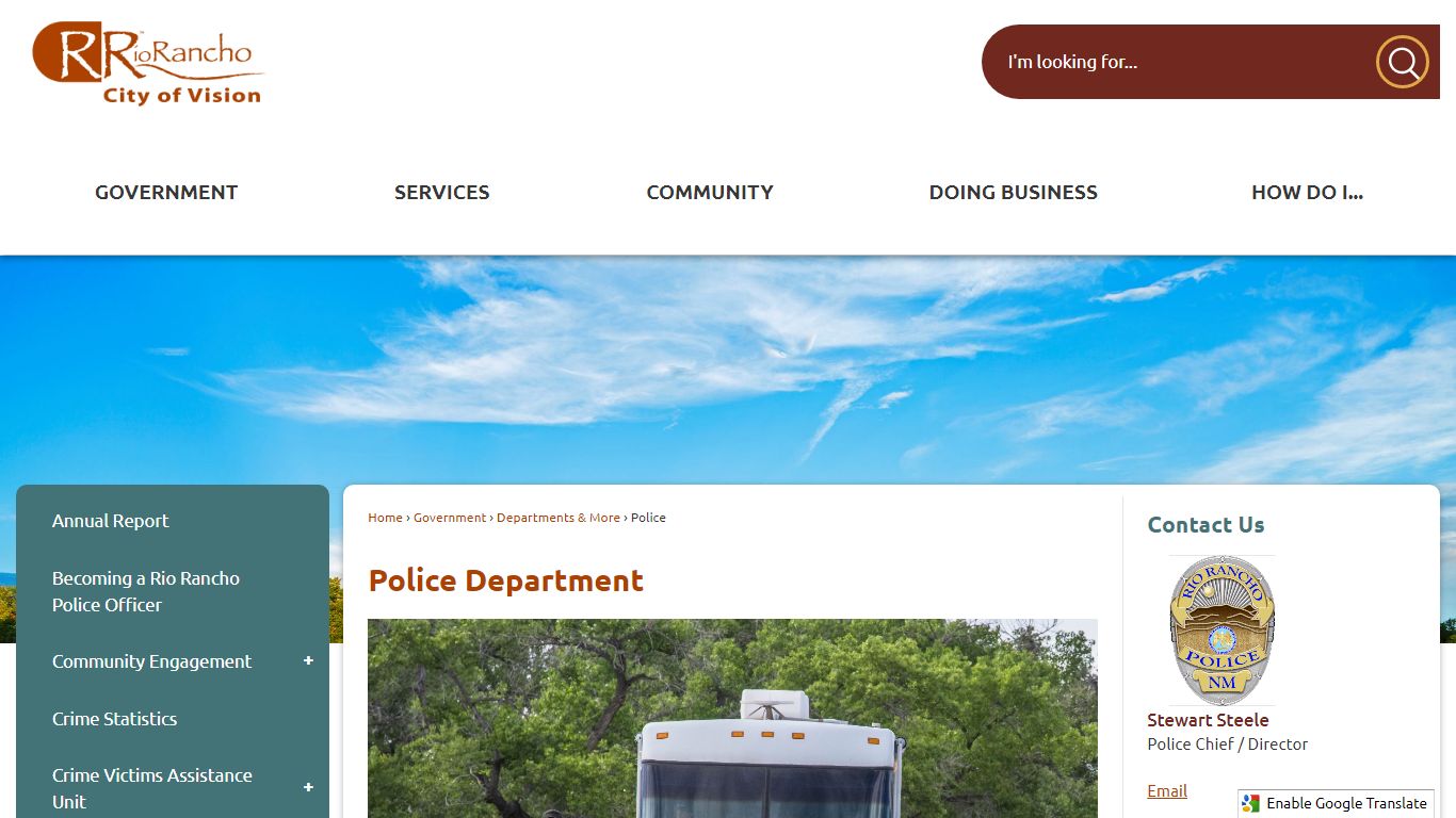 Police Department | The Official Site of Rio Rancho, NM